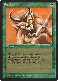 Subdue - Legends - Magic: The Gathering card