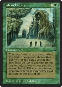 Sylvan Library - Legends - Magic: The Gathering card