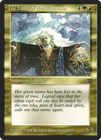 The Lady of the Mountain - Legends - Magic: The Gathering card