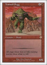 Trained Orgg - Starter 1999 - Magic: The Gathering card