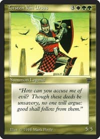 Torsten Von Ursus - Legends - Magic: The Gathering card