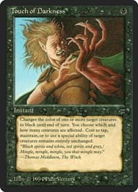 Touch of Darkness - Legends - Magic: The Gathering card