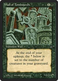 Wall of Tombstones - Legends - Magic: The Gathering card