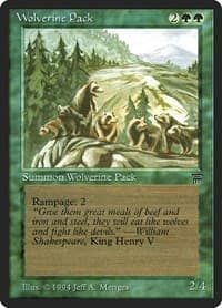 Wolverine Pack - Legends - Magic: The Gathering card