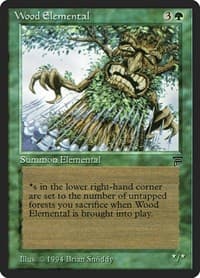Wood Elemental - Legends - Magic: The Gathering card