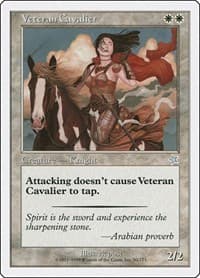 Veteran Cavalier - Starter 1999 - Magic: The Gathering card