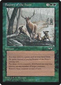 Bounty of the Hunt - Alliances - Magic: The Gathering card