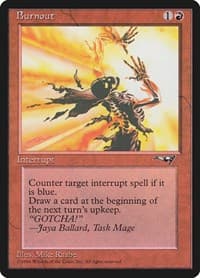 Burnout - Alliances - Magic: The Gathering card