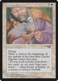 Carrier Pigeons (Hand) - Alliances - Magic: The Gathering card