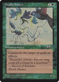 Deadly Insect (Bird) - Alliances - Magic: The Gathering card
