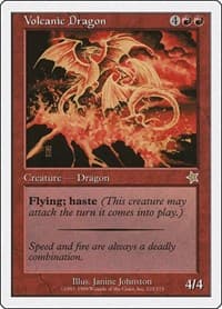 Volcanic Dragon - Starter 1999 - Magic: The Gathering card