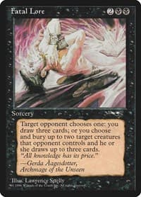 Fatal Lore - Alliances - Magic: The Gathering card