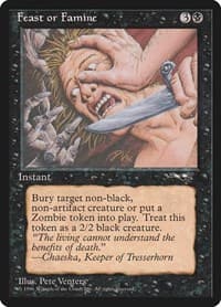 Feast or Famine (Knife) - Alliances - Magic: The Gathering card