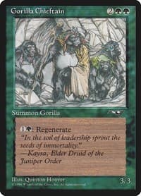 Gorilla Chieftain (4 Gorillas) - Alliances - Magic: The Gathering card