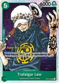 Trafalgar Law - ST-02: Starter Deck 2 Worst Generation (Super Pre-Release Edition) - One Piece Card Game card