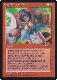 Gorilla War Cry - Alliances - Magic: The Gathering card