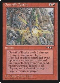 Guerrilla Tactics (Cliff) - Alliances - Magic: The Gathering card