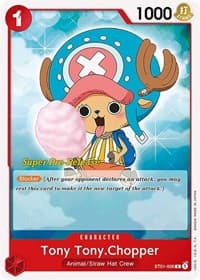 Tony Tony.Chopper - ST-01: Starter Deck 1 Straw Hat Crew (Super Pre-Release Edition) - One Piece Card Game card