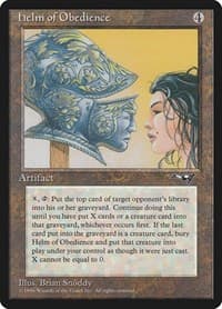 Helm of Obedience - Alliances - Magic: The Gathering card