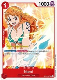Nami - ST-01: Starter Deck 1 Straw Hat Crew (Super Pre-Release Edition) - One Piece Card Game card