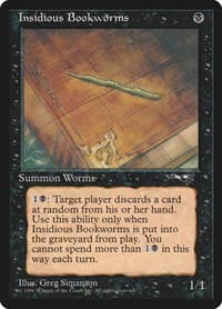 Insidious Bookworms (Single) - Alliances - Magic: The Gathering card