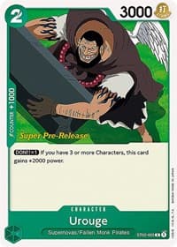 Urouge - ST-02: Starter Deck 2 Worst Generation (Super Pre-Release Edition) - One Piece Card Game card