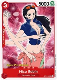 Nico Robin - ST-01: Starter Deck 1 Straw Hat Crew (Super Pre-Release Edition) - One Piece Card Game card
