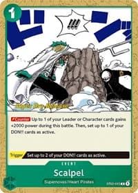 Scalpel - ST-02: Starter Deck 2 Worst Generation (Super Pre-Release Edition) - One Piece Card Game card