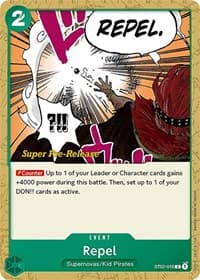 Repel - ST-02: Starter Deck 2 Worst Generation (Super Pre-Release Edition) - One Piece Card Game card