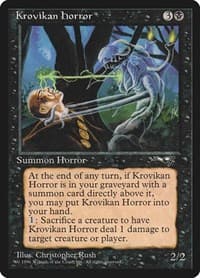 Krovikan Horror - Alliances - Magic: The Gathering card