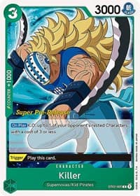 Killer - ST-02: Starter Deck 2 Worst Generation (Super Pre-Release Edition) - One Piece Card Game card