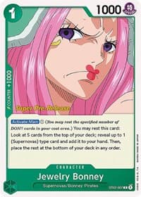 Jewelry Bonney - ST-02: Starter Deck 2 Worst Generation (Super Pre-Release Edition) - One Piece Card Game card