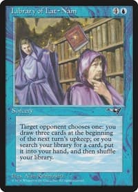 Library of Lat-Nam - Alliances - Magic: The Gathering card