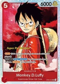 Monkey.D.Luffy (012) - ST-01: Starter Deck 1 Straw Hat Crew (Super Pre-Release Edition) - One Piece Card Game card