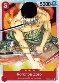 Roronoa Zoro - ST-01: Starter Deck 1 Straw Hat Crew (Super Pre-Release Edition) - One Piece Card Game card