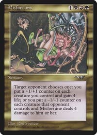 Misfortune - Alliances - Magic: The Gathering card