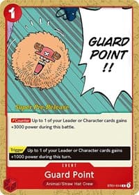 Guard Point - ST-01: Starter Deck 1 Straw Hat Crew (Super Pre-Release Edition) - One Piece Card Game card
