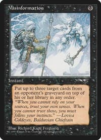 Misinformation - Alliances - Magic: The Gathering card