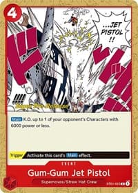 Gum-Gum Jet Pistol - ST-01: Starter Deck 1 Straw Hat Crew (Super Pre-Release Edition) - One Piece Card Game card