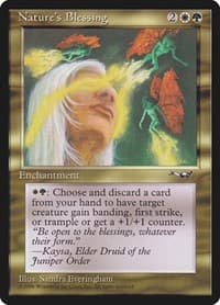 Nature's Blessing - Alliances - Magic: The Gathering card