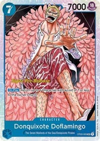 Donquixote Doflamingo - ST-03: Starter Deck 3 The Seven Warlords of The Sea (Super Pre-Release Edition) - One Piece Card Game card