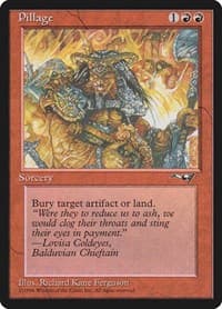 Pillage - Alliances - Magic: The Gathering card