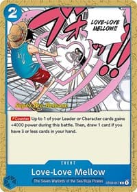 Love-Love Mellow - ST-03: Starter Deck 3 The Seven Warlords of The Sea (Super Pre-Release Edition) - One Piece Card Game card
