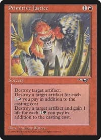 Primitive Justice - Alliances - Magic: The Gathering card