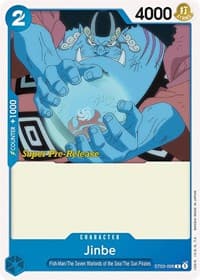Jinbe - ST-03: Starter Deck 3 The Seven Warlords of The Sea (Super Pre-Release Edition) - One Piece Card Game card