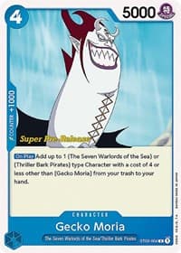 Gecko Moria - ST-03: Starter Deck 3 The Seven Warlords of The Sea (Super Pre-Release Edition) - One Piece Card Game card