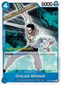 Dracule Mihawk - ST-03: Starter Deck 3 The Seven Warlords of The Sea (Super Pre-Release Edition) - One Piece Card Game card