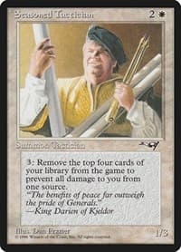 Seasoned Tactician - Alliances - Magic: The Gathering card