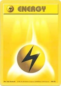 Lightning Energy - Base Set - Pokemon card
