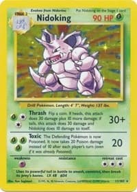 Nidoking - Base Set - Pokemon card